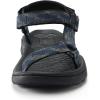 DREAM PAIRS Hiking Sandals Women, Comfortable Walking Sandals With Adjustable Hook And Loop Strap, Quick-Drying Sports Summer Beach Outdoor Light Weight Water Shoes(Royal Blue)