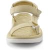 DREAM PAIRS Hiking Sandals Women, Comfortable Walking Sandals With Adjustable Hook And Loop Strap, Quick-Drying Sports Summer Beach Outdoor Light Weight Water Shoes(Beige)