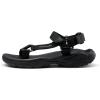 DREAM PAIRS Hiking Sandals Women, Comfortable Walking Sandals With Adjustable Hook And Loop Strap, Quick-Drying Sports Summer Beach Outdoor Light Weight Water Shoes(All Black)