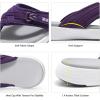 DREAM PAIRS Women’s Arch Support Flip Flops Comfortable Thong Sandals(Purple)