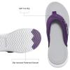 DREAM PAIRS Women’s Arch Support Flip Flops Comfortable Thong Sandals(Purple)