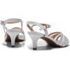DREAM PAIRS Women’s Nina Low Heel Pump Sandals(166-white)
