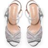 DREAM PAIRS Women’s Nina Low Heel Pump Sandals(166-white)