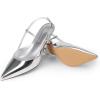 DREAM PAIRS Women’s Slingback Kitten Heels Closed Pointed Toe Low Stiletto Heels Dress Bridal Party Wedding Pumps Shoes(Silver)