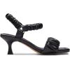 DREAM PAIRS Kitten Heels for Women Comfortable Low Heels Sandals Suqare Open Toe Cute Wedding Party Evening Prom Dance Strap Dress Pump Sandals Shoes(Black)