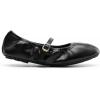 DREAM PAIRS Women’s Ballet Flats Foldable Square Toe Mary Jane Flats Comfortable Slip On Dress Shoes Business Casual Work Mary Jane Shoes(Black)