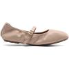 DREAM PAIRS Women’s Ballet Flats Foldable Square Toe Mary Jane Flats Comfortable Slip On Dress Shoes Business Casual Work Mary Jane Shoes(Nude)