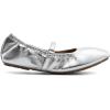 DREAM PAIRS Women’s Ballet Flats Foldable Square Toe Mary Jane Flats Comfortable Slip On Dress Shoes Business Casual Work Mary Jane Shoes(Silver)