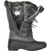 DREAM PAIRS Women’s DP Warm Faux Fur Lined Mid Calf Winter Snow Boots(Grey)