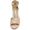 DREAM PAIRS Womens Heels, Chunk Low Heel Comfortable Pump Sandals Dress Shoe(Light Nude-pu)