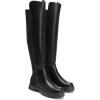 DREAM PAIRS Women’s Knee High Boots, Platform Chunky Heel Thigh High Fashion Over The Knee Boots, SDOB2407W(Black)