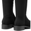 DREAM PAIRS Women’s Knee High Boots, Platform Chunky Heel Thigh High Fashion Over The Knee Boots, SDOB2407W(Black-suede)