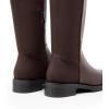 DREAM PAIRS Women’s Knee High Boots, Platform Chunky Heel Thigh High Fashion Over The Knee Boots, SDOB2407W(Brown-pu)