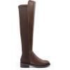 DREAM PAIRS Women’s Knee High Boots, Platform Chunky Heel Thigh High Fashion Over The Knee Boots, SDOB2407W(Brown-pu)