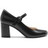 DREAM PAIRS Womens Mary Jane Shoes Chunky Heel 2.76 Inch – Round Toe Vintage Office Work Pumps – Comfortable Low Block Heels Dress Shoes for Women(Black)