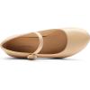 DREAM PAIRS Womens Mary Jane Shoes Chunky Heel 2.76 Inch – Round Toe Vintage Office Work Pumps – Comfortable Low Block Heels Dress Shoes for Women(Nude)