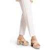DREAM PAIRS Women’s Platform Heels Open Toe Slip on Heels for Women High Chunky Block Wedges Sandals Dressy Pumps Shoes(Nude-nubuck)