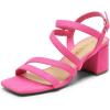 Hot Pink-suede