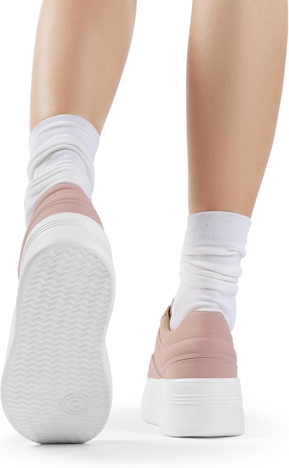 image:imageDREAM PAIRS Womens Platform Casual SneakersPink