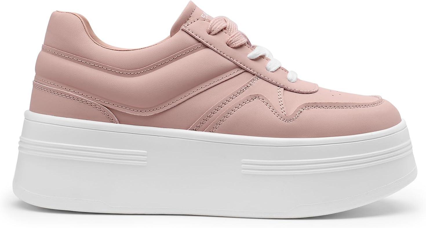 image:imageDREAM PAIRS Womens Platform Casual SneakersPink