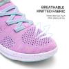 DREAM PAIRS Boys Girls Sneakers Kids Slip-on Quick Dry Lightweight Aqua Water Shoes(Purple/Green)