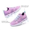 DREAM PAIRS Boys Girls Sneakers Kids Slip-on Quick Dry Lightweight Aqua Water Shoes(Purple/Green)