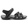 DREAM PAIRS Womens Comfortable Hiking Walking Sandal with Adjustable Hook and Loop Strap, Sports, Travel,Summer Beach Outdoor Light Weight Water Shoes(Black)