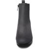 DREAM PAIRS Women’s Elastic Gore Chelsea Boots Chunky Block Heel Ankle Bootie(Grey)