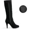 DREAM PAIRS Women’s Knee-High Stiletto Boots, Black, Fashion & Classic Dress Boots(Paris-black)