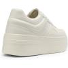 DREAM PAIRS Women’s Platform Casual Sneakers(Beige)