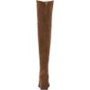 DREAM PAIRS Women’s Thigh High Over the Knee Fashion Chunky Heel Long Boots(Brown/Suede)