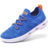 DREAM PAIRS Boys Girls Sneakers Kids Slip-on Quick Dry Lightweight Aqua Water Shoes(Royal Blue)