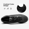 DREAM PAIRS Men‘s Firm Ground Soccer Cleats Soccer Shoes(Black/Grey)