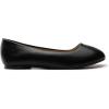DREAM PAIRS Women’s Sole-Simple Wide Width Flats, Ballerina Walking Flats, Comfortable Slip on Shoes(Black)