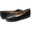 DREAM PAIRS Women’s Sole-Simple Wide Width Flats, Ballerina Walking Flats, Comfortable Slip on Shoes(Black/Pu)