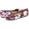DREAM PAIRS Women’s Sole-Simple Wide Width Flats, Ballerina Walking Flats, Comfortable Slip on Shoes(Floral)