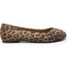 DREAM PAIRS Women’s Sole-Simple Wide Width Flats, Ballerina Walking Flats, Comfortable Slip on Shoes(Leopard-suede)