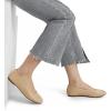 DREAM PAIRS Women’s Sole-Simple Wide Width Flats, Ballerina Walking Flats, Comfortable Slip on Shoes(Nude-pu-1)