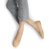 DREAM PAIRS Women’s Sole-Simple Wide Width Flats, Ballerina Walking Flats, Comfortable Slip on Shoes(Nude-pu-1)