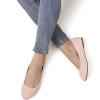 DREAM PAIRS Women’s Sole-Simple Wide Width Flats, Ballerina Walking Flats, Comfortable Slip on Shoes(Pink)