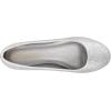 DREAM PAIRS Women’s Sole-Simple Wide Width Flats, Ballerina Walking Flats, Comfortable Slip on Shoes(Silver/Glitter)