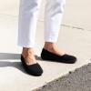 DREAM PAIRS Women’s Ballet Flats Dressy Arch Support Wide Toe Box Knit Flats Comfortable Round Toe Slip On Travel Work Business Office Barefoot Shoes(Black)