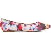 DREAM PAIRS Women’s Dress Pointed Toe Flats Ballet Comfort Soft Slip On Casual Flat Shoes for Work Office Business(Floral-classic)