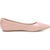 DREAM PAIRS Women’s Dress Pointed Toe Flats Ballet Comfort Soft Slip On Casual Flat Shoes for Work Office Business(Nude-pat)