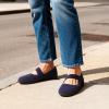 DREAM PAIRS Women’s Mary Jane Ballet Flats Barefoot Knit Wide Toe Box Arch Support Flat Shoes for Women Dressy Casual Office Business Work Travel Walk(Navy)