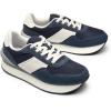 DREAM PAIRS Women Sneakers Tennis Ray Walking Platform Chunky Comfortable Lightweight Lace Up Casual Fashion Sneaker(Blue)