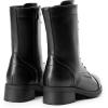 DREAM PAIRS Women’s Combat Mid Calf Boots(Black)