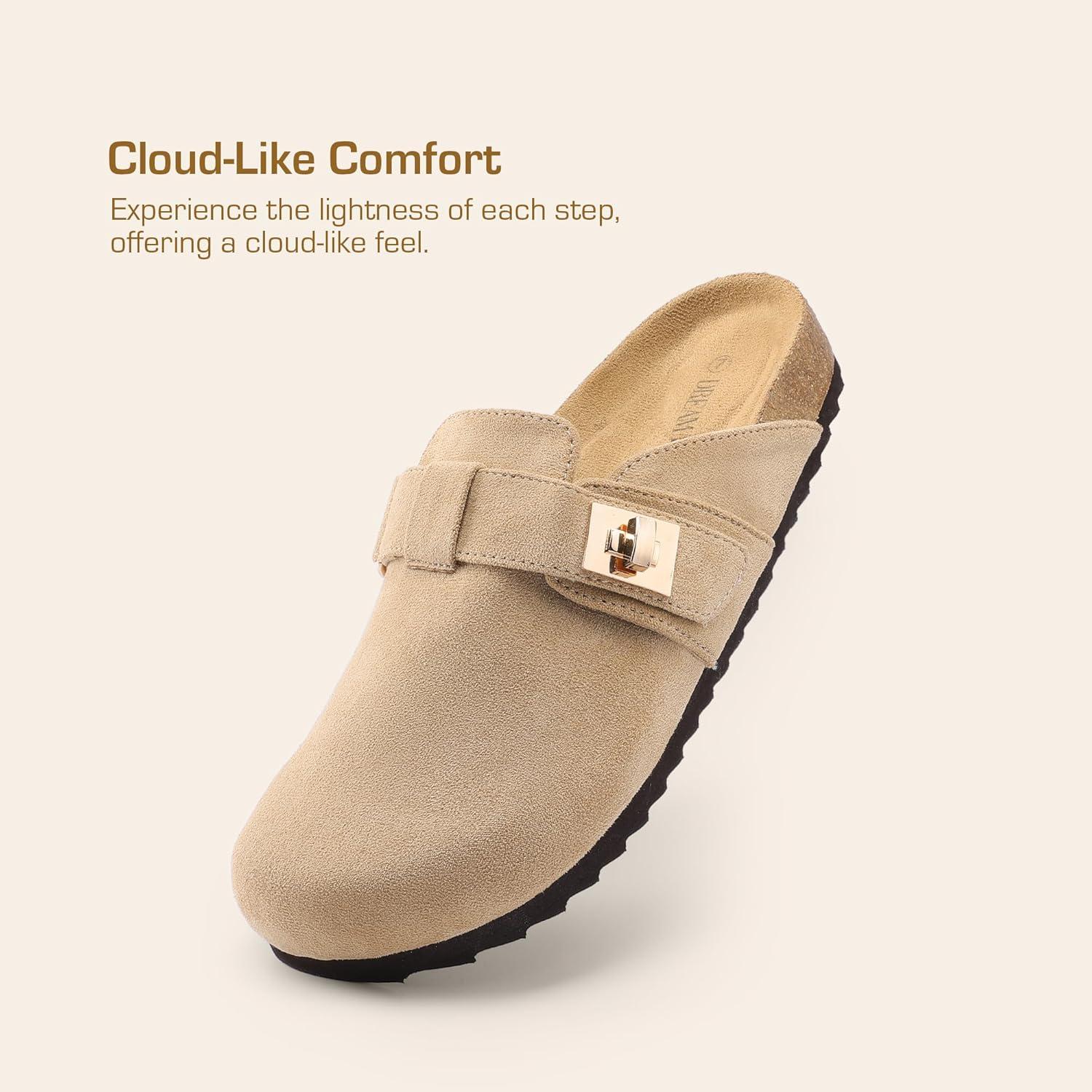 image:imageDREAM PAIRS Womens Mule ClogsApricot