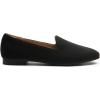 DREAM PAIRS Round Toe Flats for Women Dressy Comfortable, Slip-On Dress Business Casual Office Work Shoes for Women(Black-suede)