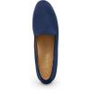 DREAM PAIRS Round Toe Flats for Women Dressy Comfortable, Slip-On Dress Business Casual Office Work Shoes for Women(Navy)